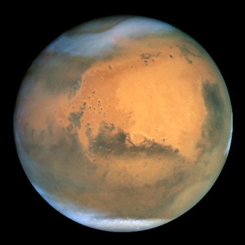 Hubble Space Telescope image of Mars